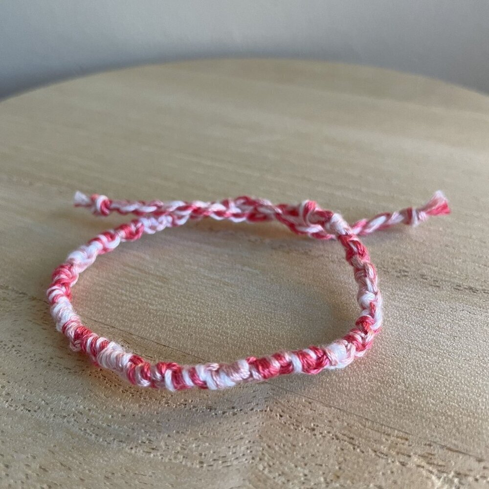 Scheherzade Bracelet, anklet, trendy, comfortable, tie, embroidery thread, woven